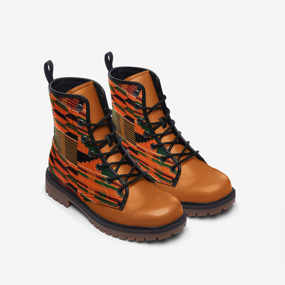 Louis Vuitton Printed Combat Boots