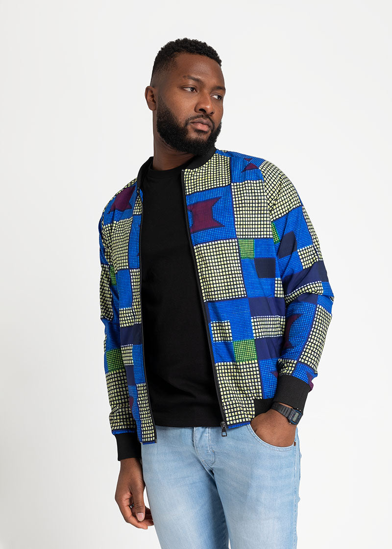 ohemaa-in-prints African Print Men’s Bomber Jacket