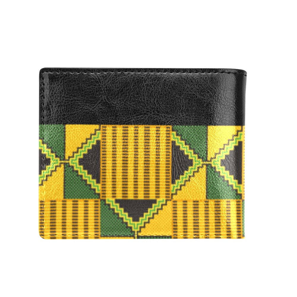 Wale African Print Bifold Wallet with Coin Pocket